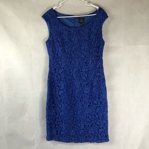Adrianna Papell of Anthropologie Lace Sheath Dress